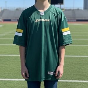 CFL Edmonton Eskimos jersey by New Era Size XL 18/20 - NWT